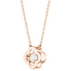 J.ESTINA 女款 CLOVIA MIOELLO 14K 項鍊 + 購物袋