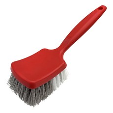 솔앤소울 숏핸들 와이드 다용도 청소솔, 레드, 1개