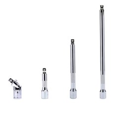 VARMA 雙用搖桿4件組 延長接桿75mm/150mm/250mm + 萬向接頭 3分, 1組