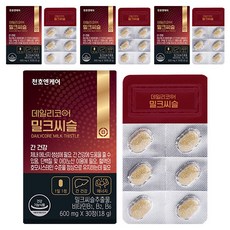 천호엔케어 데일리코어 밀크씨슬, 30정, 4개