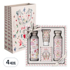 Cath Kidston 玫瑰西洋梨沐浴禮盒組 沐浴露 200ml+身體乳液 200ml+護手霜 30ml+沐浴鹽 100g, 4組