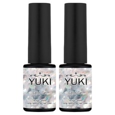 유키 컬러 젤네일, 176호 실버스텔라, 5g, 2개