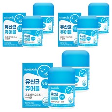 GoodnKids 孩童乳酸菌咀嚼錠, 60顆, 6罐