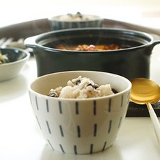 ZEN 印花餐碗, 白色, 1個