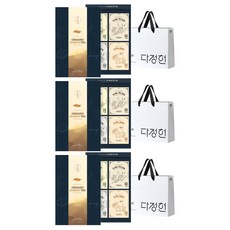 Da Jung Heon 綜合茶包禮盒 4款+提袋組, 豌豆茶+黑豆茶+陳皮茶+綠茶, 3組