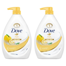 Dove 多芬 柚子沐浴露, 1L, 2瓶