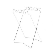 comet 摺疊攜帶式垃圾袋立掛架, 銀色, 1個