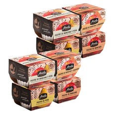 Anela 鮮果泥綜合組, 蘋果口味+胡蘿蔔口味+水梨口味+蘋果水梨口味, 800g, 2組