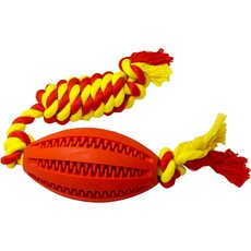 Sniffiz 小狗nozwalk拖船chutoi玩具, 紅色橄欖球, 1個