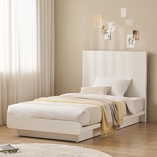 잉글랜더 SAF 모아 평상형 침대 프레임 단품 방문설치, 화이트