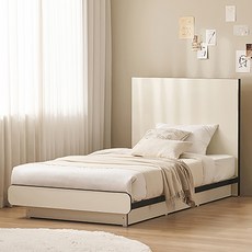 잉글랜더 SAF 모아 평상형 침대 프레임 단품 방문설치, 베이지