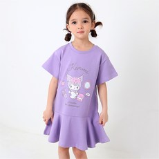 PremierFam 女童三麗鷗角色五分袖連身裙