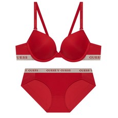 GUESS UNDERWEAR Shine Pink Band 涼感內衣 + 內褲套組