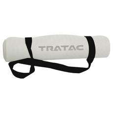 트라택 TPE 리버서블 요가매트, 올리브그레이 + 브라운, 1개