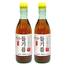 복이네먹거리 통들깨로 만든 진한맛 들기름, 350ml, 2개