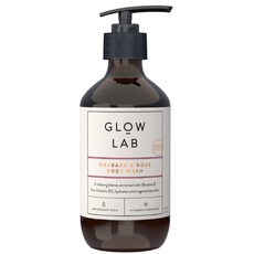 GLOW LAB 植物精油沐浴露 大黃玫瑰-2511, 1瓶, 900ml