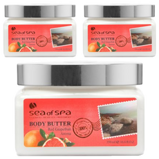Sea of Spa 紅葡萄柚香氛身體乳霜, 350ml, 3罐