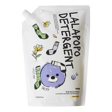 MOTHER-K K-MOM LALABEBE 草本抗敏極淨 漫步花園洗衣精 補充包, 1.3L, 1包