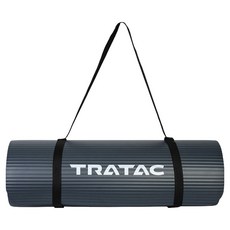 트라택 NBR 쿠셔닝 요가매트, 스틸그레이, 1개