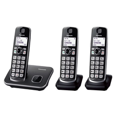 Panasonic DECT長輩用數位無線電話 三子機, KX-TGE613TWB