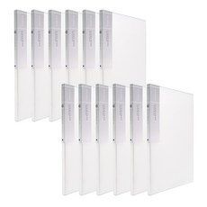 所需文件或固定類型自然清晰文件 10p, 白色, 12個