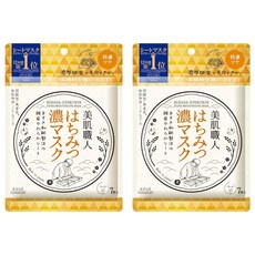 KOSE 高絲 CLEAR TURN 光映透 美肌職人蜂蜜濃潤光澤面膜, 7入, 2包