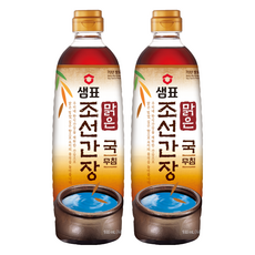 샘표 맑은 조선 간장, 930ml, 2개