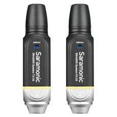 Saramonic 楓笛 一對一無線麥克風套組 Blink800 B1 領夾麥克風 適用於相機、手機和電腦, 1組