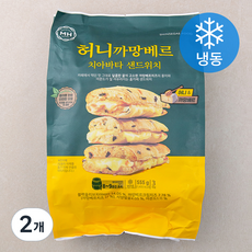 밀크앤허니 허니까망베르 치아바타 샌드위치 (냉동), 185g, 3개입, 2개