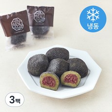 큰행복 제주 흑임자 오메기떡 (냉동), 70g, 5개입, 3개