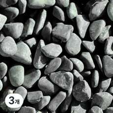 수아쿠아 네이처굿즈 흑자갈 5~8mm, 3개, 2kg