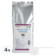 예꼬맘 밀크 버블바스 입욕제 라벤더향 리필, 1kg, 4개