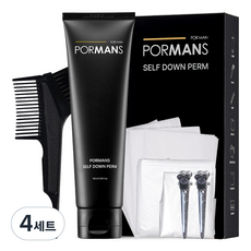 포르맨즈 이지 셀프 다운펌약 풀키트 세트, 4세트, 100ml