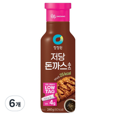 清淨園 低糖豬排醬, 240g, 6個