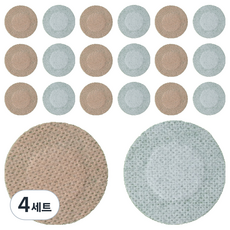 Good Nation 男士用堅固胸貼 10片 x 2款組合 白色 + 膚色, 4個