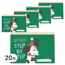 hello moris 階梯15格筆記本, 20個, 混合色