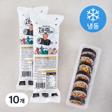 제주eat 제주톳 두부 곤약비건김밥 (냉동), 220g, 10개