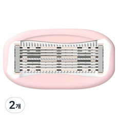 Market Ring 女性用高級除毛刀片 粉紅色, 2個, 1入