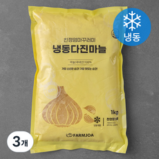 팜조아 친정엄마꾸러미 다진마늘 (냉동), 1kg, 3개