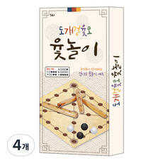 도개걸윷모 윷놀이, 혼합색상, 4개