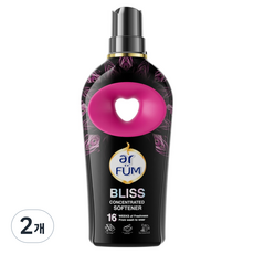 ar FUM 紡優美 持香16週 Noir 2倍高濃縮衣物柔軟精 Lovely Bliss, 2個, 900ml