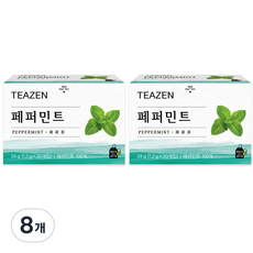 티젠 페퍼민트 티백, 1.2g, 20개입, 8개