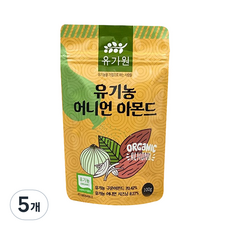 유가원 유기농 어니언 아몬드, 100g, 5개