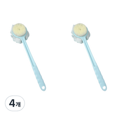 알로데 필링 스크럽 바디 샤워브러쉬, TYPE03 블루, 2개입, 4개