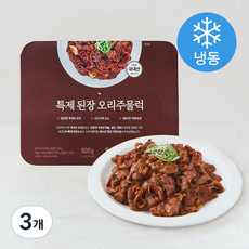셰프시그니처 특제 된장 오리주물럭 (냉동), 500g, 3개