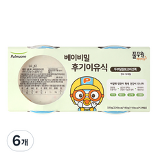 풀무원 베이비밀 후기 죽 이유식 160g, 6개, 두부달걀표고버섯
