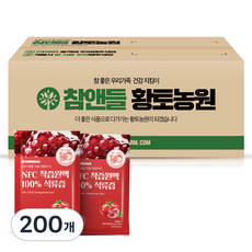 참앤들황토농원 NFC 착즙원액 100% 석류즙, 70ml, 200개