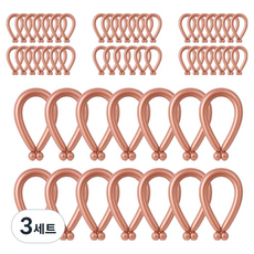 피앤비유니티 요술풍선 50p 세트, 메탈 커피, 3세트