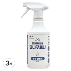 ANNAPURNA 무향 탈취제, 3개, 500ml