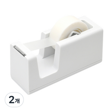 카코 레모 테이프 디스펜서, 화이트, 2개